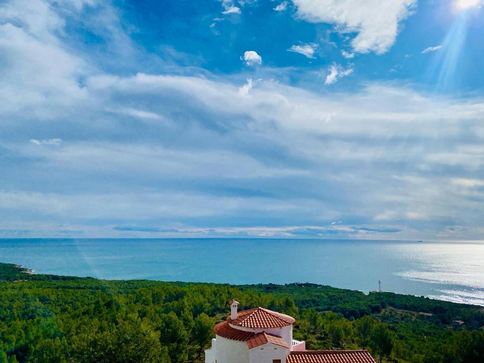 Apartament Precioso ático en la Sierra de Irta Alcossebre Zewnętrze zdjęcie